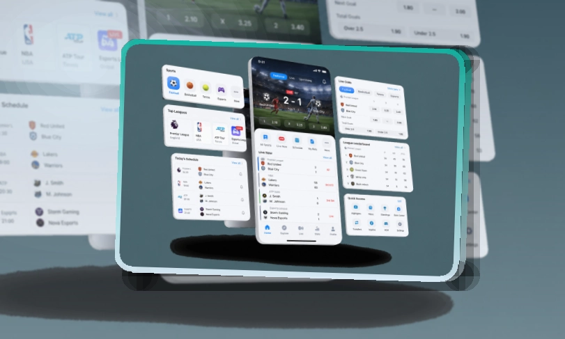 乐鱼 App使用亮点，比赛日更方便 页面展示